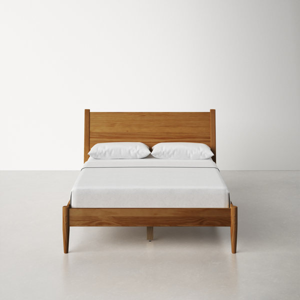 Wayfair mid century bed online